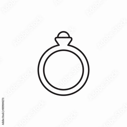 ring jewelry icon sign vector