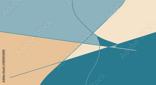 Abstract Fluid Geometric Shapes