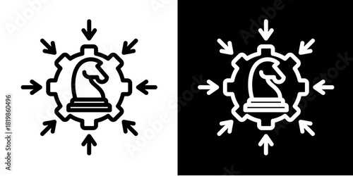 Alignment Lines  Icon Set White Style Collection
