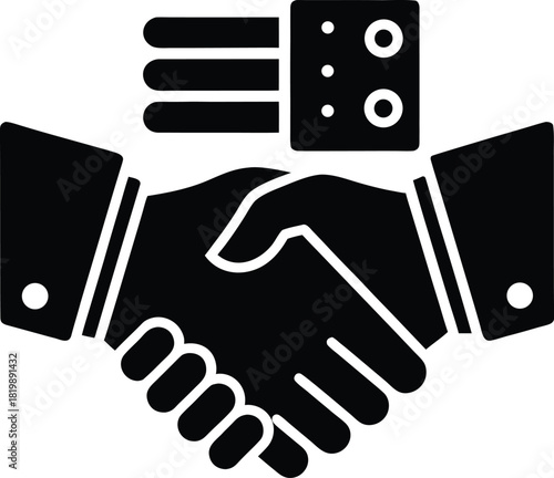 Business Handshake Agreement Icon