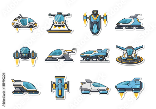 Futuristic Vehicles A Collection of Spacecraft and Sci-Fi Cars