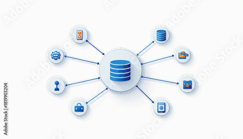 AI Data Processing and Analytics Icons Pack