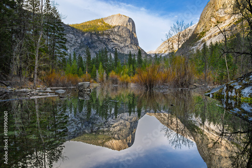 Mount Watkins, Mirror Lake, Yosemite National Park