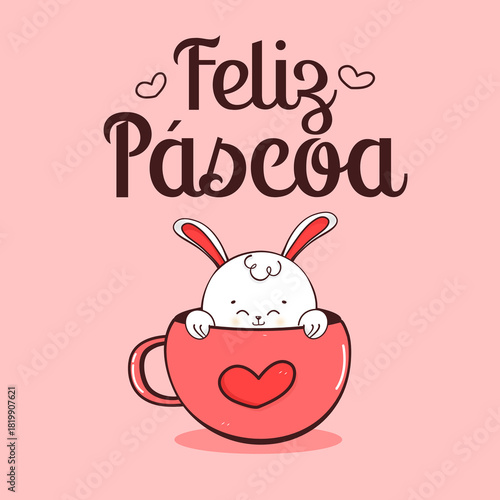 Feliz páscoa Vetor ilustração