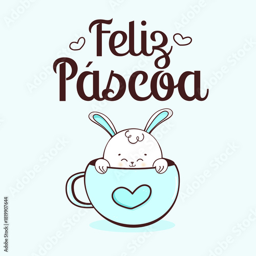 Feliz páscoa Vetor ilustração