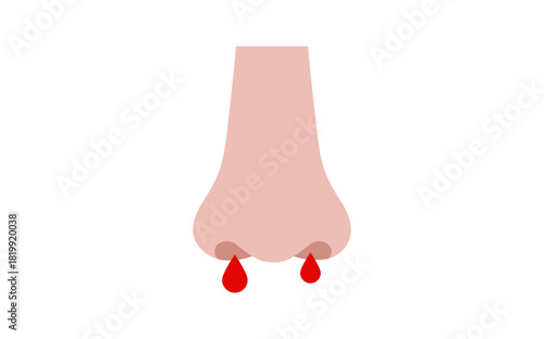 Nosebleed medical icon