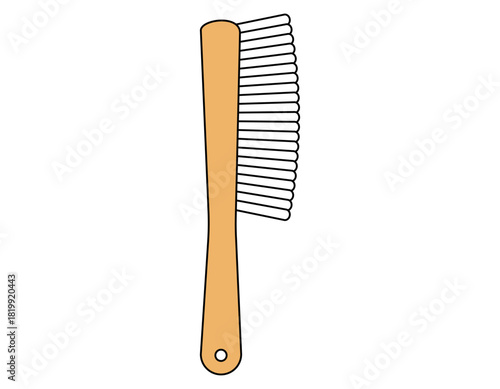 シンプルな櫛・コーム・ブラシのイラスト素材　カットイラスト