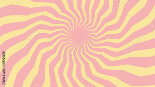 Dynamic Swirl Groovy Starburst