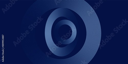 abstract dark blue background with circles