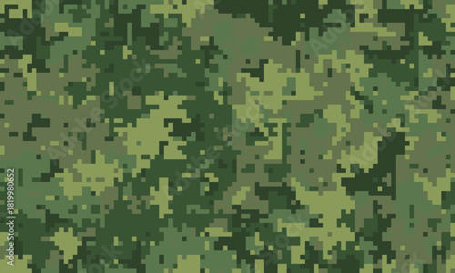 Abstract digital camouflage pattern.  Perfect for backgrounds, textures, or militarythemed designs.