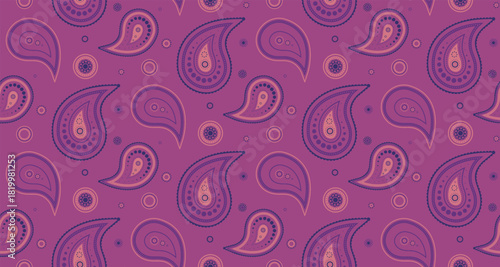 Drawing rectangle in image henna. Tiled intricacy by east repetition. Tissue indian in color artwork.