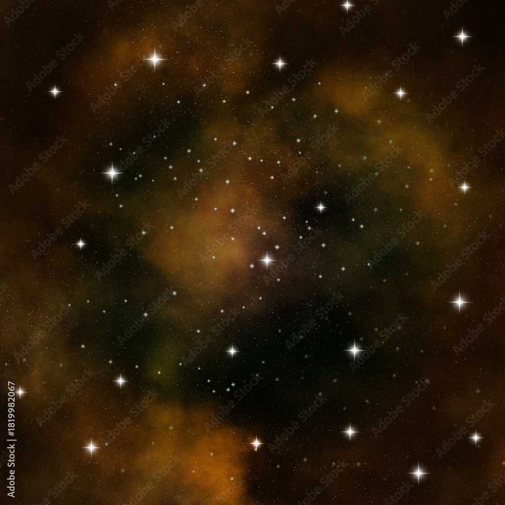 Fototapeta premium Stars in space, abstract background