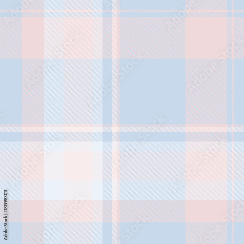 Soft, delicate plaid pattern in pastel hues. Versatile design ideal for backgrounds, textiles, or creative projects needing a touch of gentle elegance.