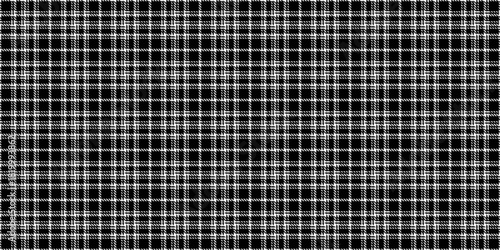 Classic black and white tartan pattern. Timeless textile design, great for backgrounds, fashion, crafts, and creative projects needing a touch of traditional style.