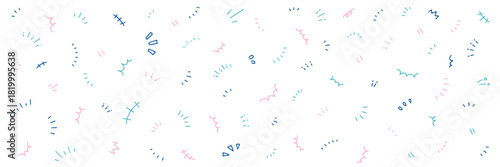 手書きの飾り素材のベクターイラストセット