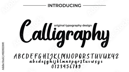 Calligraphy - Elegant Script Font for Smooth Handwritten Design and Creative Typography