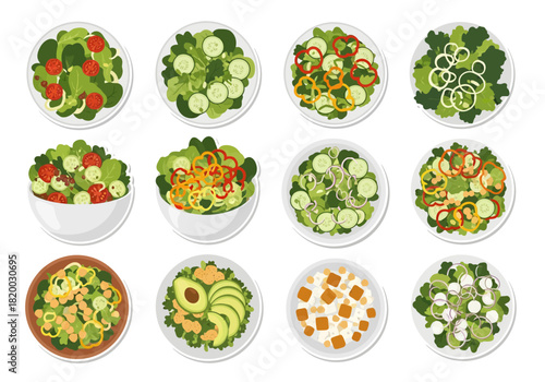 Fresh Salad Assortment A Nutritious and Delightful Collection