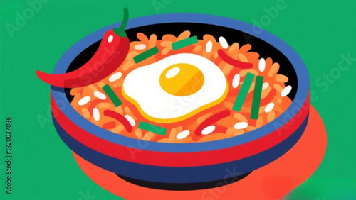 Delicious isolated birthday cake with candles and fresh gourmet breakfast food illustration