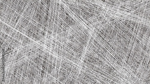 Abstract background texture composed of dense, intersecting white lines on a dark gray surface