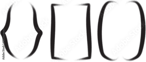 Mathematical Brackets Set  Curly Braces  Square Brackets Parentheses Minimal Vector Symbols