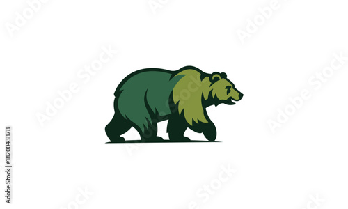 vector illustration of a bear
