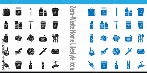 Zero-Waste Home Lifestyle Icons