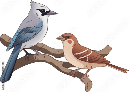 vector illustration of a bird
