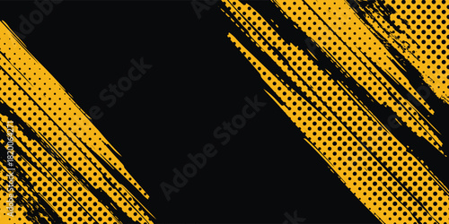 Dots halftone blue and dark blue color pattern gradient grunge texture background. Dots pop art sport style vector illustration.