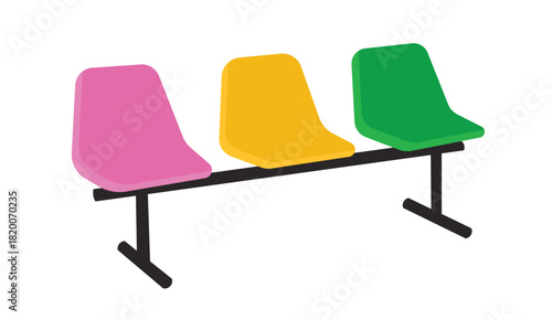 Illustration chair isolated unique