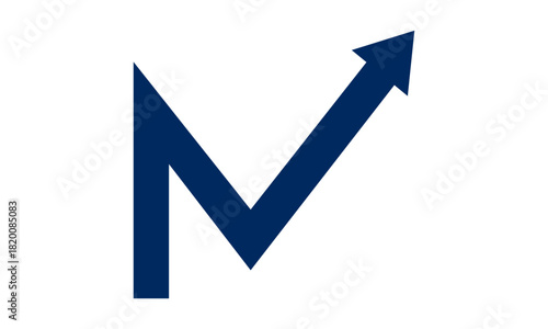Modern Letter M finance logo Free Download Modern Letter M finance logo - GFXLoad