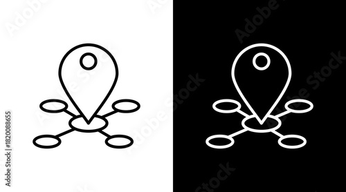 Mobility White Icon Set Design