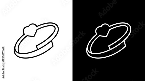 Bracelet White Icon Set Design