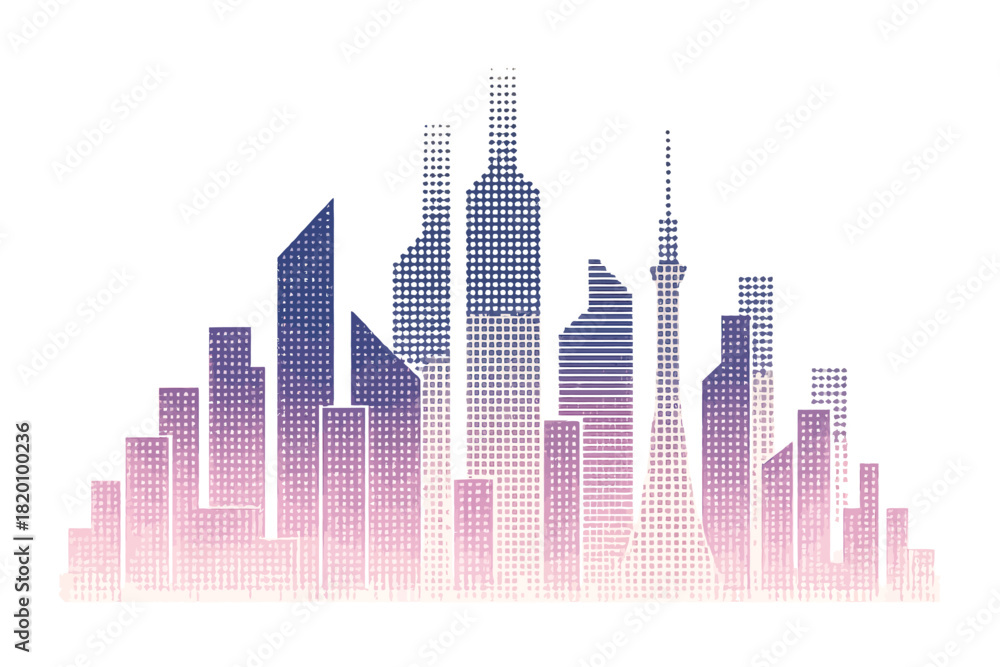 Fototapeta premium halftone design