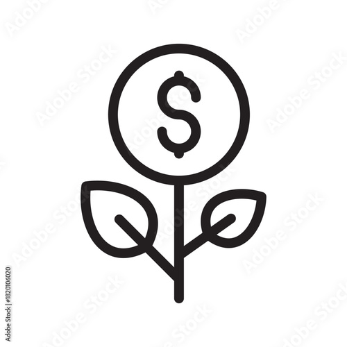 Strategic Fund Growth icon collection for financial planning, investment tracking, revenue expansion, and fundraising success