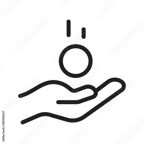 Efficient Receive Donation icon collection for charity platforms, nonprofit management, fundraising tracking, and donor engagement