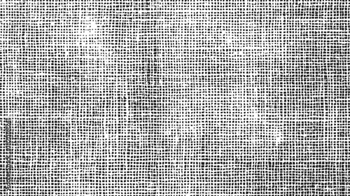 Black and white grid sketch, hand drawn irregular lines forming abstract textured pattern. Vector illustration