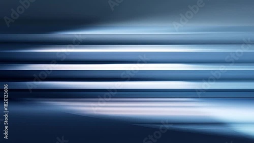 Abstract light trails Blue motion blur background for modern designs.