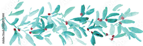 水彩画。水彩タッチのクリスマス植物背景フレーム。ヒイラギのクリスマスフレーム。ベクター化された水彩画。
Watercolor painting. Watercolor Christmas plant background frame. Christmas holly frame. Vectorized watercolor painting