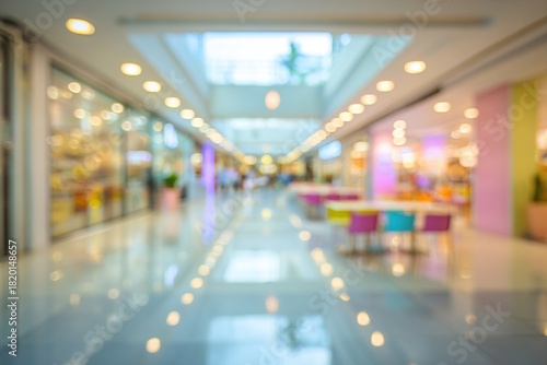 Wallpaper Mural Abstract blur interior background or defocused shopping mall of department store. High quality Torontodigital.ca