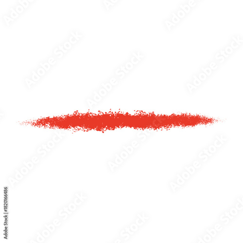 シンプルな赤いクレヨン線