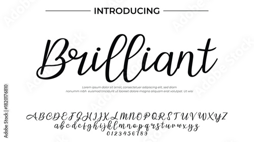 Brilliant - Elegant Script Font for Smooth Handwritten Design and Creative Typography