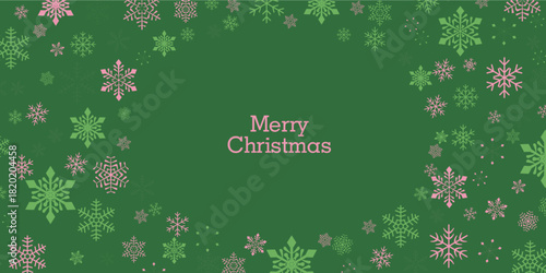 雪　クリスマス　冬　和柄　背景	