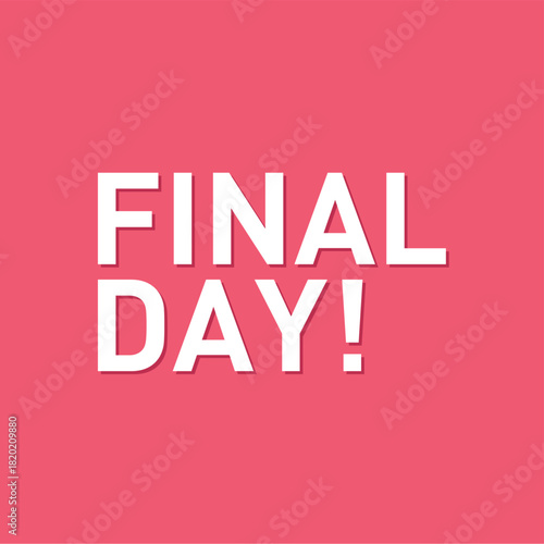 final day element vector design illustration