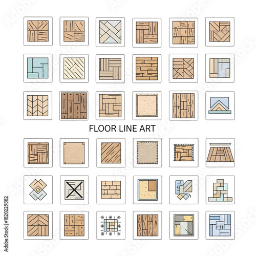 Modern Floor Design Illustration