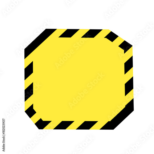 warning frame vector