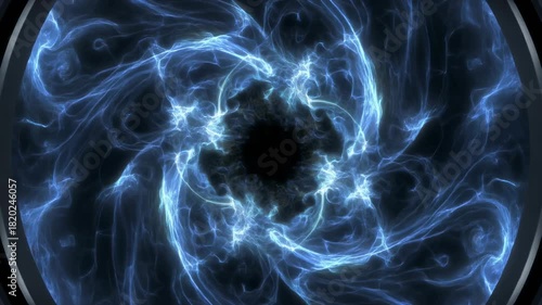 Abstract digital eye futuristic vision energy flow dark background