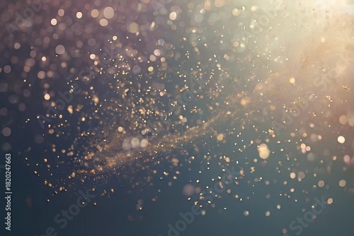 Abstract Floating Dust Particles
