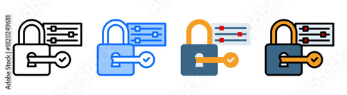 Access Control Icon Collection Set Multiple Style