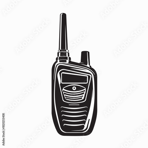Walkie Talkie Icon Vector Design on white background