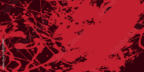 White background with black abstract lines, creating a cracked texture. The background is minimalist with a white and black color scheme. Cracked glass background vector. Pink background.